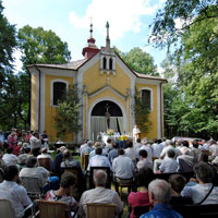 Kapelle der hl.Anna - Lobendava-Anenský vrch (Lobendau-Annaberg)